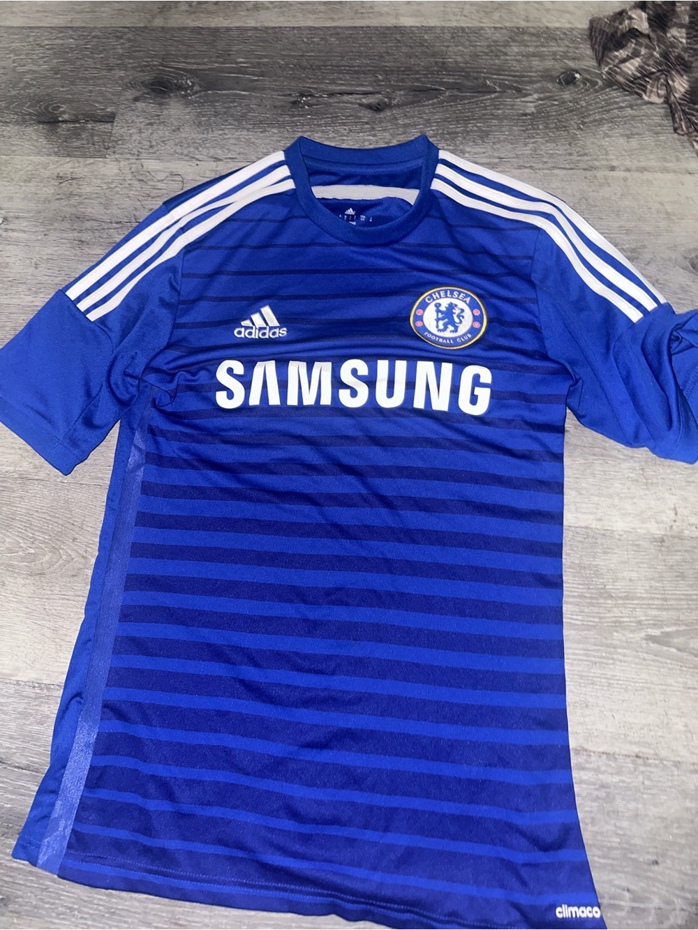 adidas Chelsea Blue Short-Sleeve Football Jersey with Samsung Logo - Picture 2 of 6